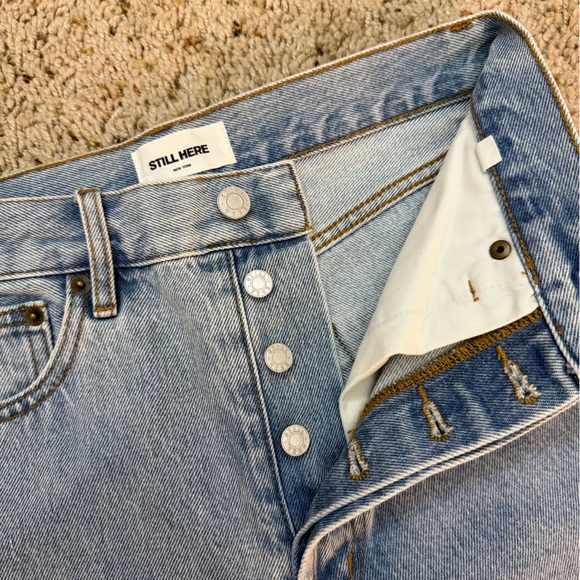 NEW Still Here New York Childhood Jeans Vintage Blue size 26 - Picture 6 of 10
